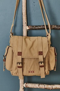 Buy Natural Sand Messenger Canvas Bag Online at Earthbound Trading