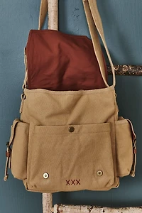 Buy Natural Sand Messenger Canvas Bag Online at Earthbound Trading