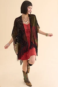 Buy Patchwork Velvet Burnout Shawl Online at Earthbound Trading