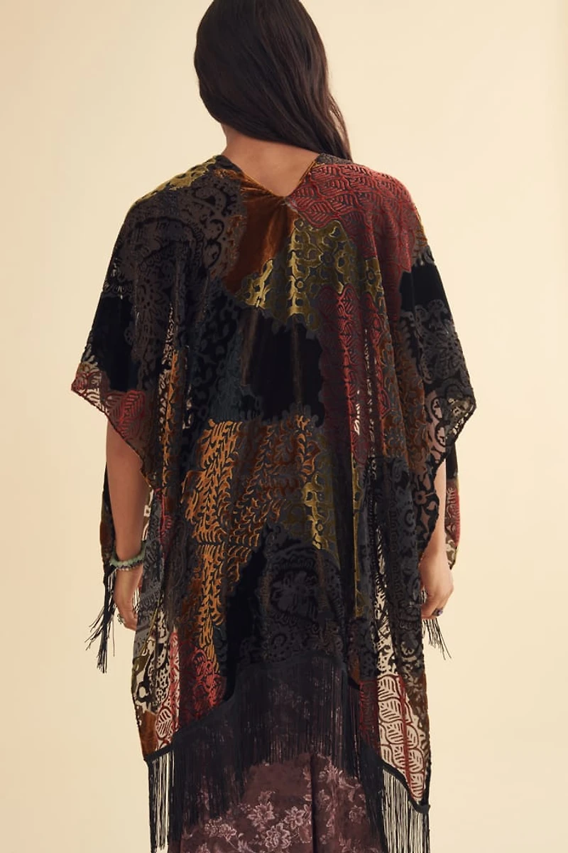 Buy Patchwork Velvet Burnout Shawl Online at Earthbound Trading
