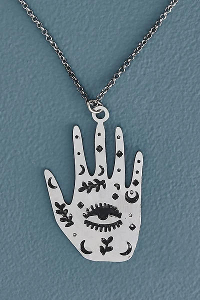 Seeing Eye Palm Necklace