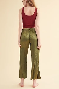Buy Green Mushroom Satin Sleep Pant Online at Earthbound Trading