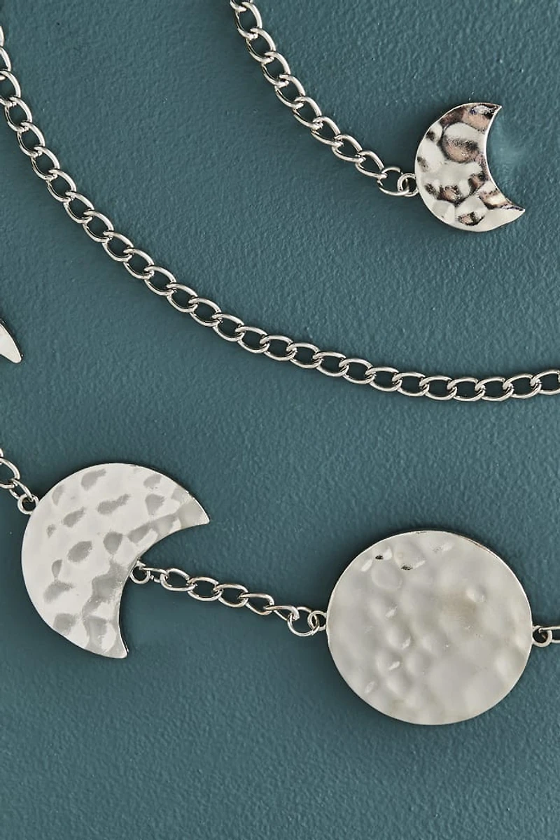 Buy Silver Moon Phase Chain Belt Online at Earthbound Trading