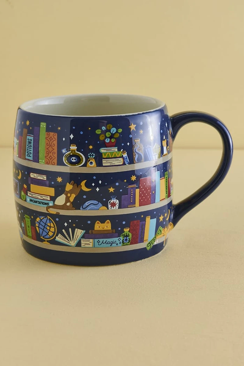 Buy Magical Bookshelf Mug Online at Earthbound Trading