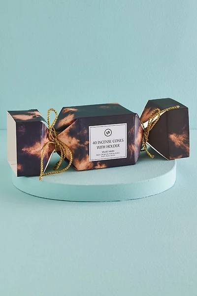 Buy Velvet Musk 40 Incense Cones with Holder Online at Earthbound Trading
