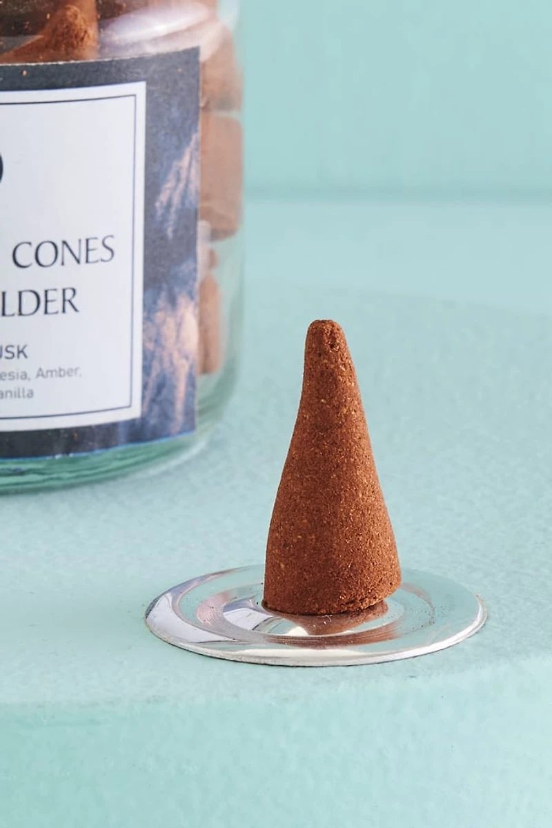 Buy Velvet Musk 40 Incense Cones with Holder Online at Earthbound Trading
