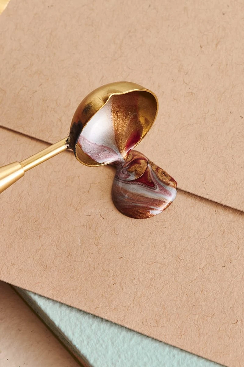 Shop boho chic stationery with Book & Quill Stamp Celestial Wax Seal Set