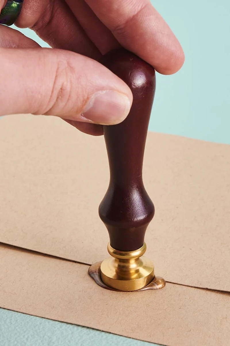 Shop boho chic stationery with Book & Quill Stamp Celestial Wax Seal Set