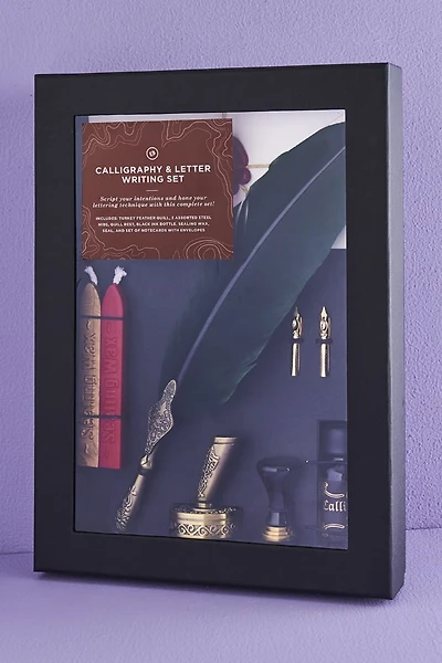 Buy Green Feather Calligraphy and Letter Writing Set Online at Earthbound Trading