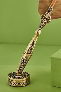 Buy Taupe Feather Calligraphy and Letter Writing Set Online at Earthbound Trading