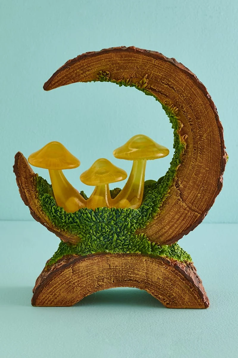 Buy LED Mushroom Wood Moon Light Online at Earthbound Trading