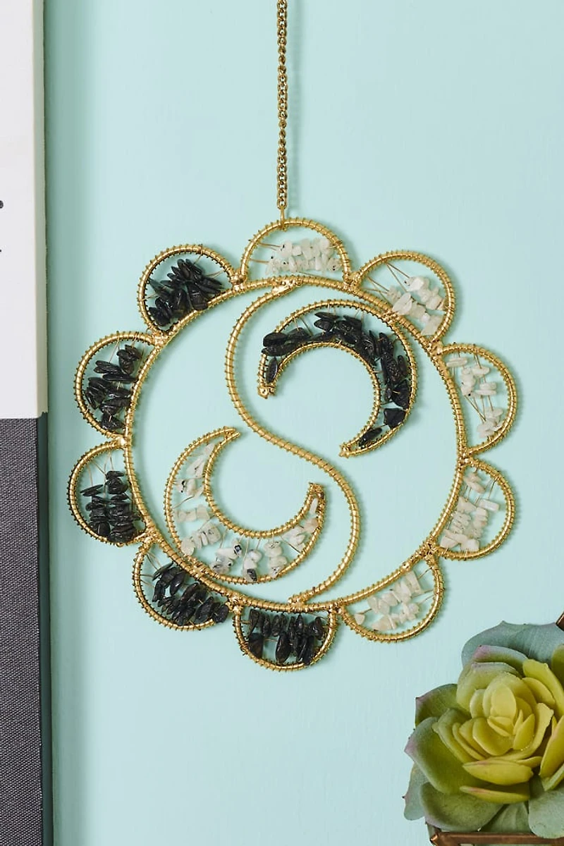 Buy Crystal Yin Yang Flower Wall Hanging Online at Earthbound Trading