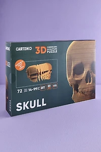 3D Skull Sculpture Puzzle - Bohemian Gothic Home Decor