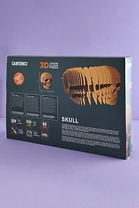 3D Skull Sculpture Puzzle - Bohemian Gothic Home Decor