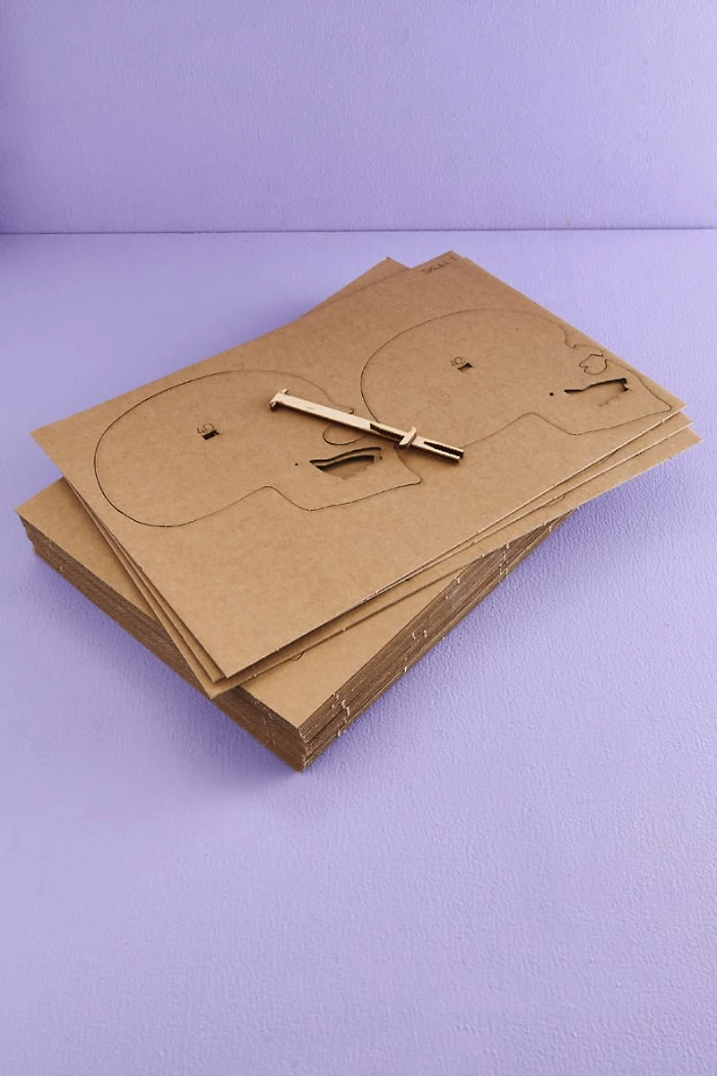 3D Skull Sculpture Puzzle - Bohemian Gothic Home Decor