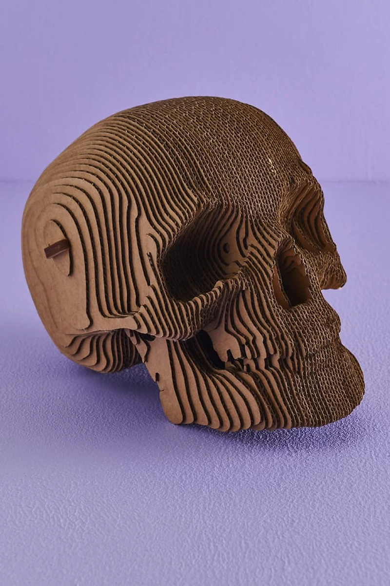 3D Skull Sculpture Puzzle - Bohemian Gothic Home Decor
