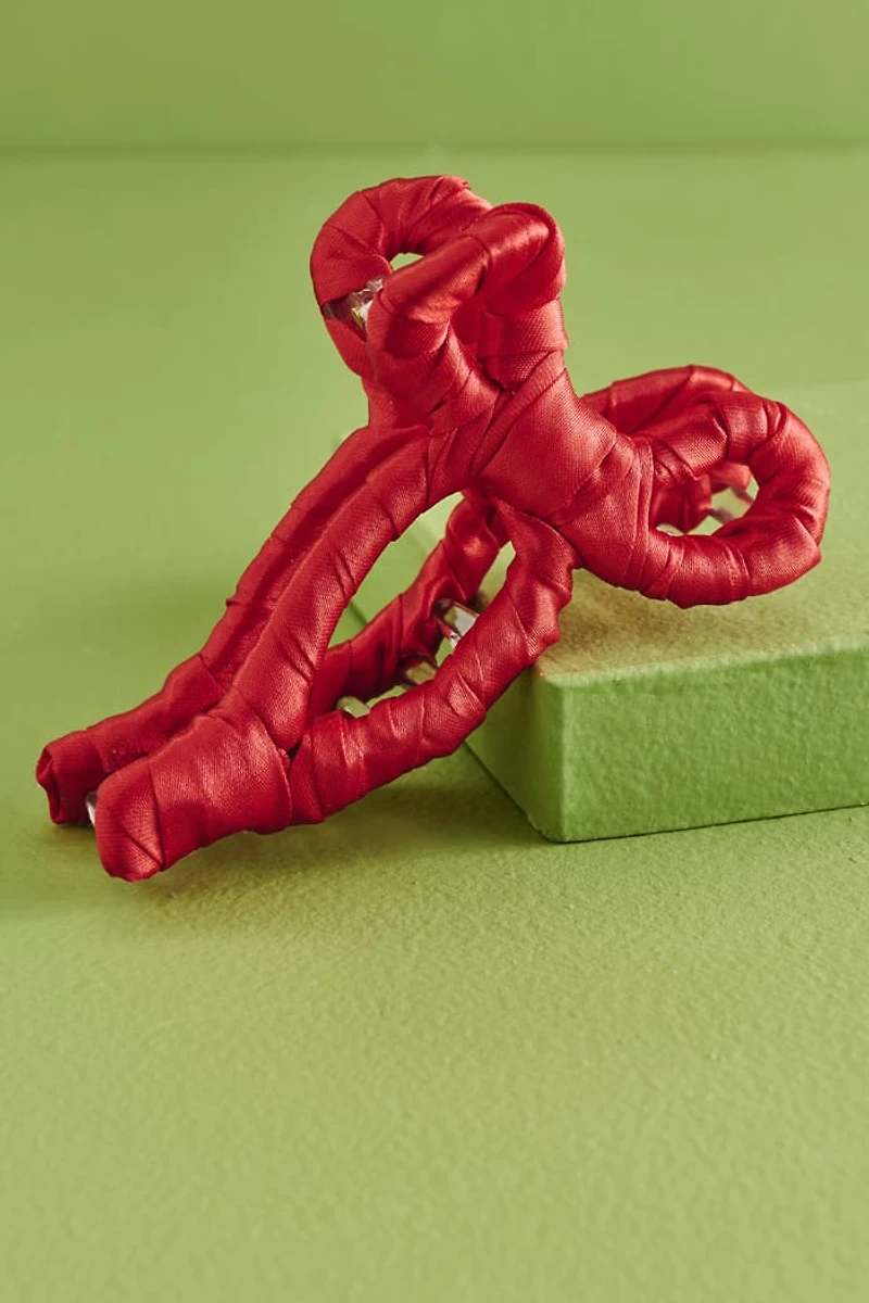 Buy Red Ribbon Bow Claw Clip Online at Earthbound Trading