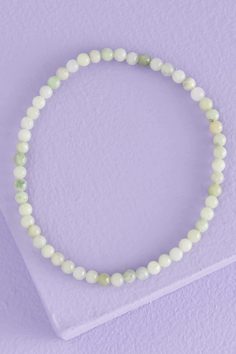 Buy Jade Stretch Beaded Anklet Online at Earthbound Trading
