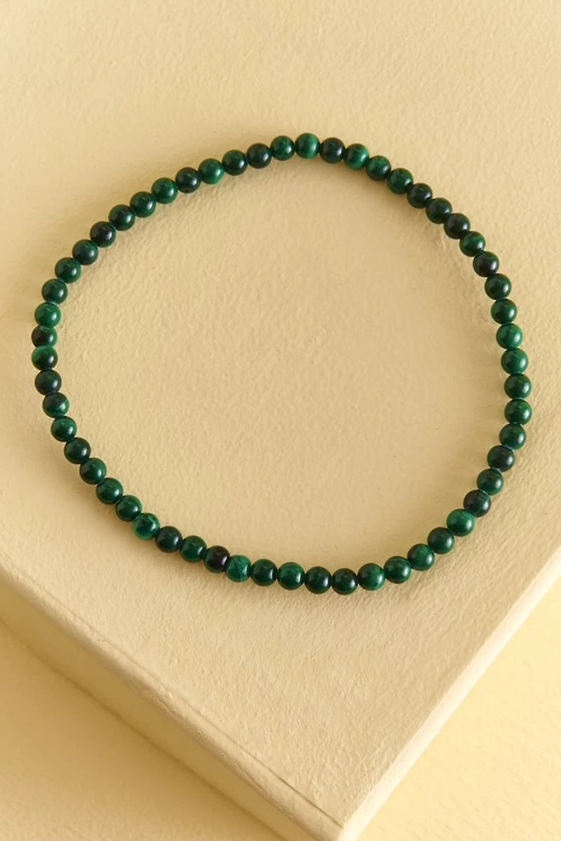 Buy Malachite Stretch Beaded Anklet Online at Earthbound Trading
