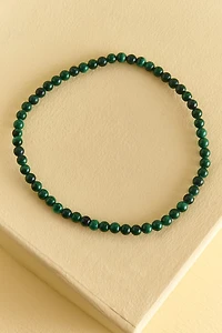 Buy Malachite Stretch Beaded Anklet Online at Earthbound Trading