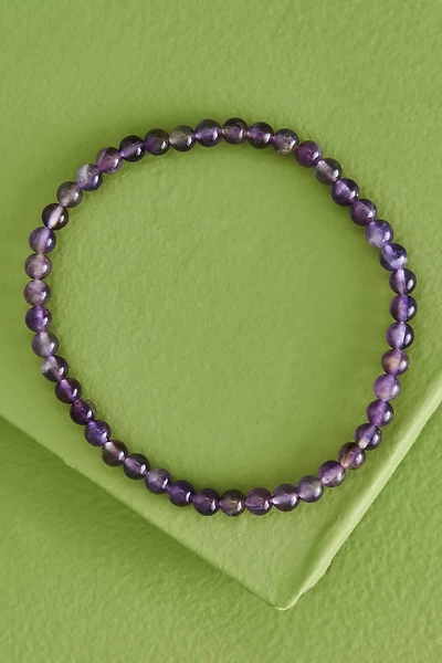 Amethyst Mini Bead Bracelet
