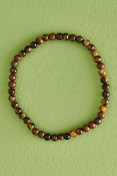 Shop the Tiger’s Eye Mini Bead Bracelet for Balance and Energy