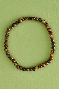 Shop the Tiger’s Eye Mini Bead Bracelet for Balance and Energy