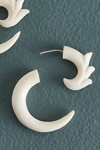 Buy Top Swirl Bone Faux Gauge Earrings Online at Earthbound Trading