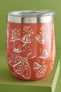 Buy Orange Mushroom Stainless Steel Tumbler Online at Earthbound Trading