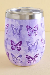 Buy Purple Butterfly Stainless Steel Tumbler Online at Earthbound Trading