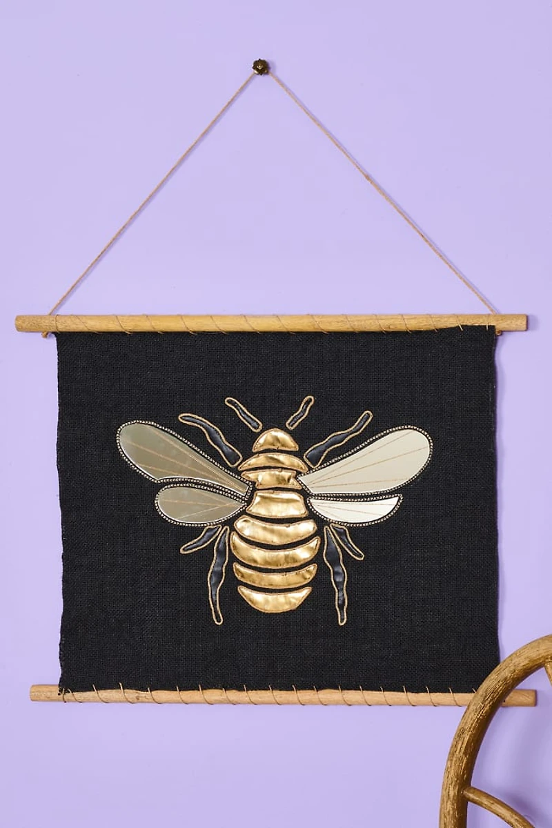 Decorate Naturally - Shop Jute boho Bee Wall Hanging