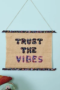 Buy Jute Trust The Vibes Wall Hanging Online at Earthbound Trading
