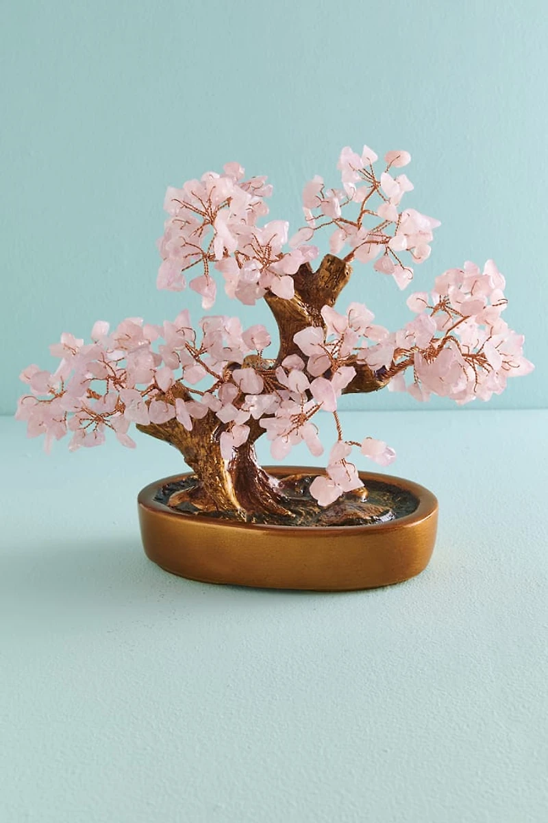 Buy Large Rose Quartz Gem Tree Online at Earthbound Trading