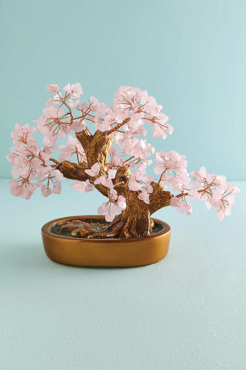 Buy Large Rose Quartz Gem Tree Online at Earthbound Trading