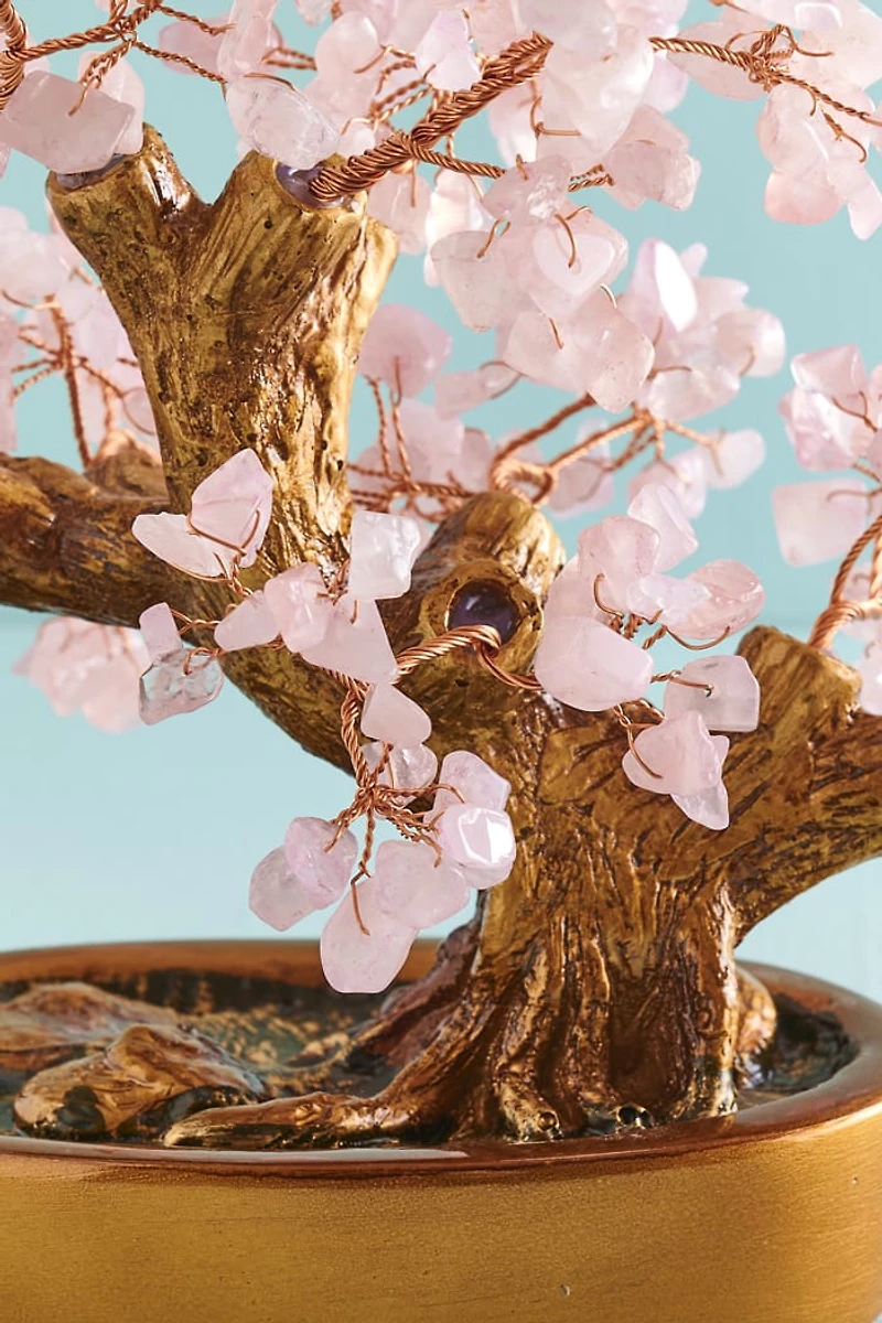 Buy Large Rose Quartz Gem Tree Online at Earthbound Trading