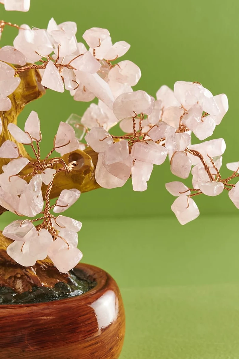 Buy Small Rose Quartz Gem Tree Online at Earthbound Trading
