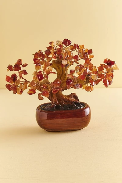 Small Carnelian Gem Tree