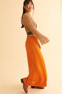 Vibrant Citrine Barcelona Pants - Brighten Your boho Wardrobe!