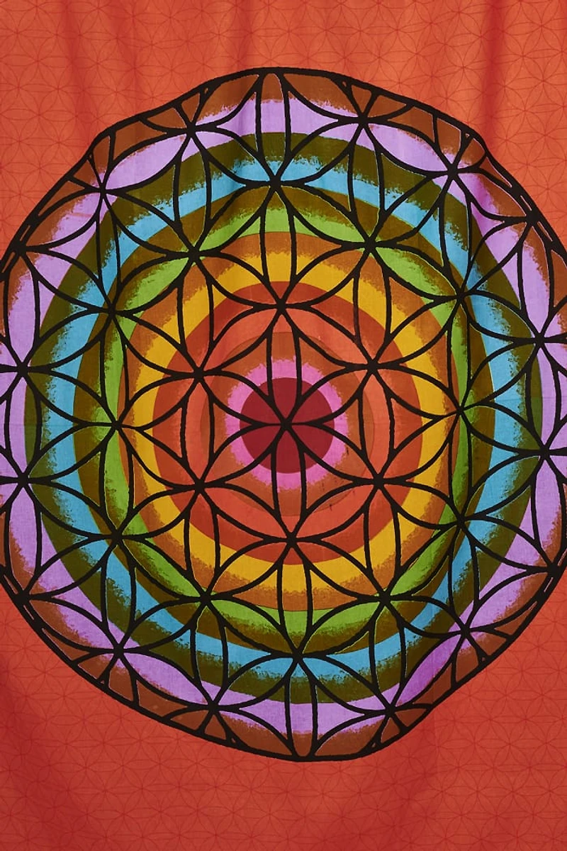 Buy Sacred Geometry Chakra LG Tapestry Online at Earthbound Trading