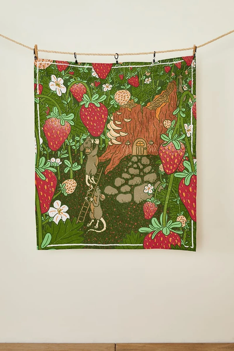Buy EBX Strawberry Harvest SM Tapestry Online at Earthbound Trading