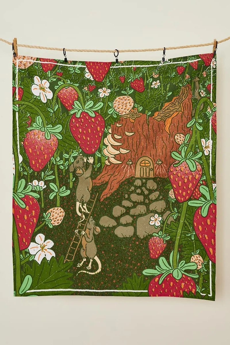 Buy EBX Strawberry Harvest SM Tapestry Online at Earthbound Trading