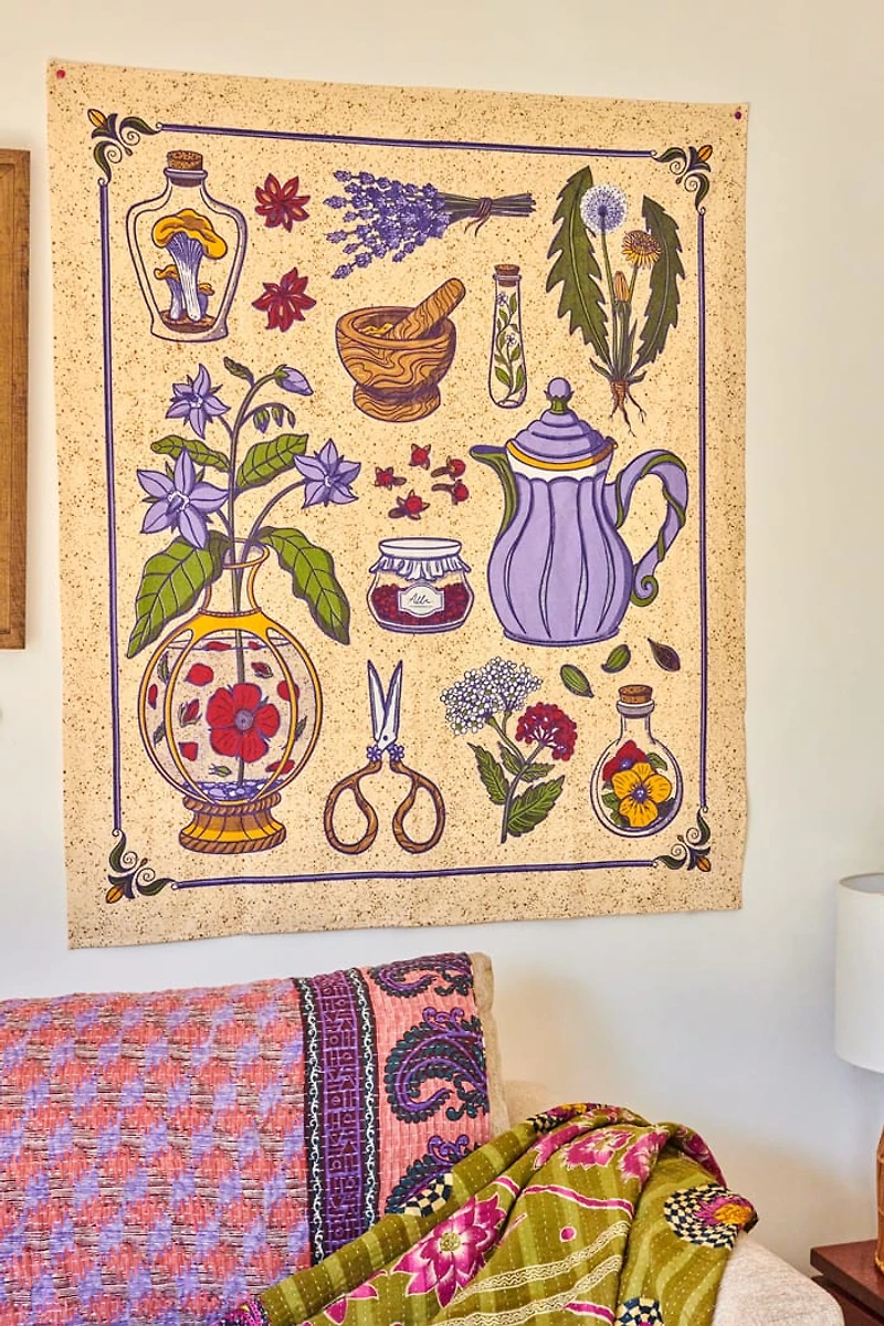Buy EBX Apothecary SM Tapestry Online at Earthbound Trading