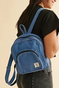 Buy Solid Blue Hemp Jacquard Backpack Online at Earthbound Trading