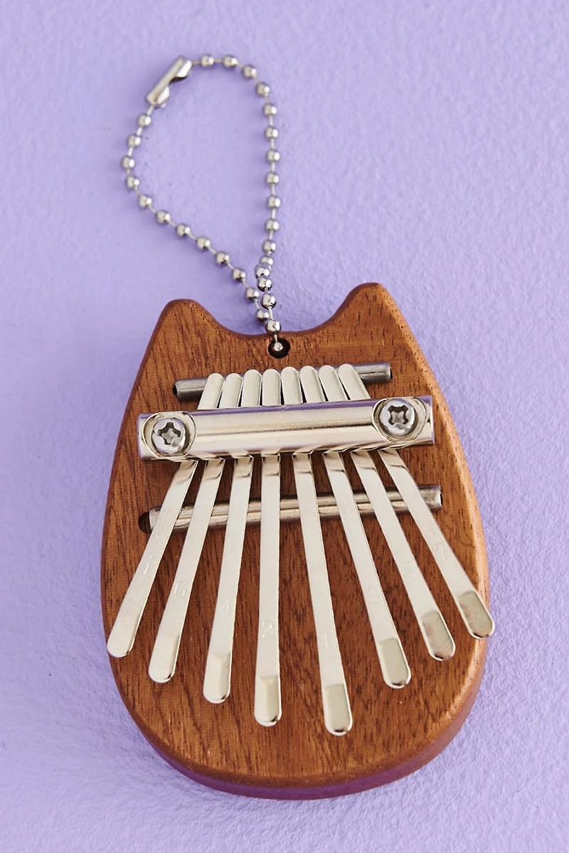 Buy Mini Wood Karimba Cat Keychain Online at Earthbound Trading
