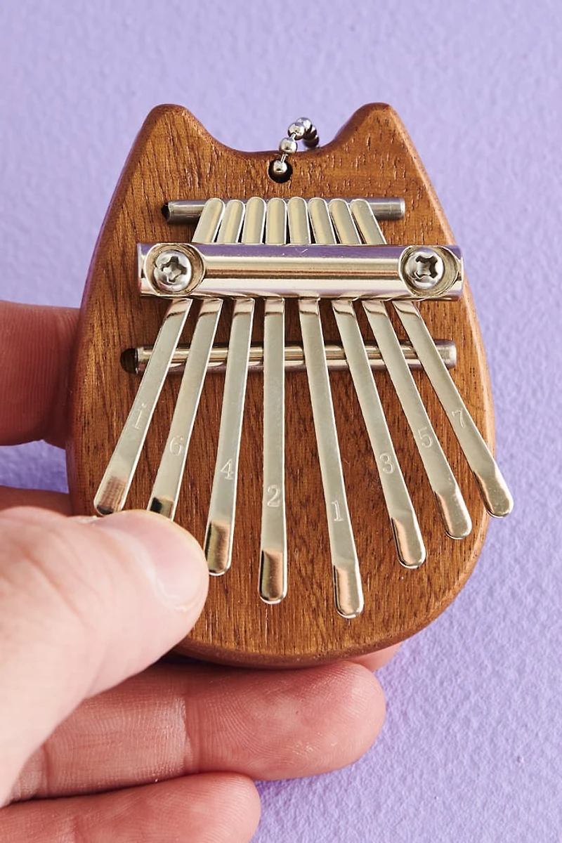 Buy Mini Wood Karimba Cat Keychain Online at Earthbound Trading