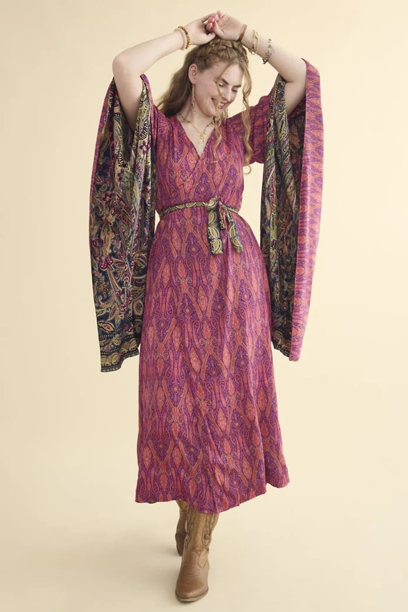 Crimson Goddess Reversible Maxi Dress
