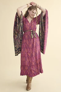 Crimson Goddess Reversible Maxi Dress