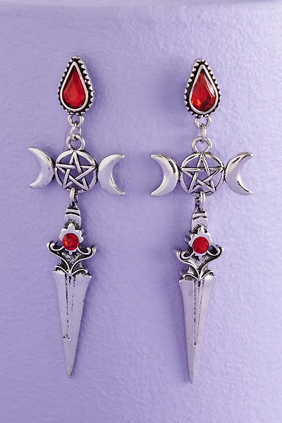 Bloodmoon Dagger Earrings