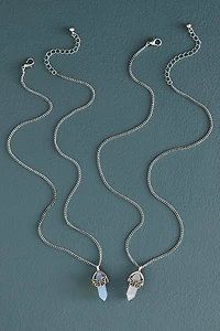 Buy Crystal Butterfly Friendship Necklace Set Online at Earthbound Trading