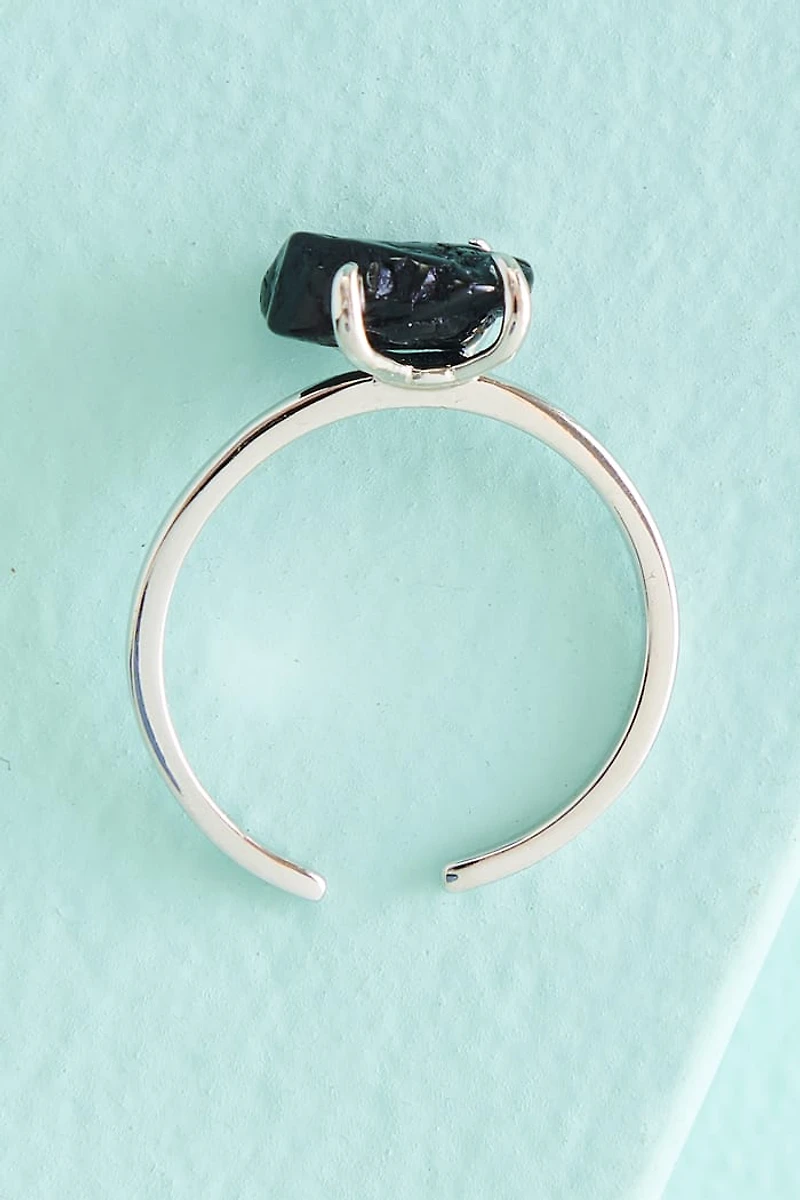 Buy a Sterling Silver Tourmaline Stone Ring for boho Style